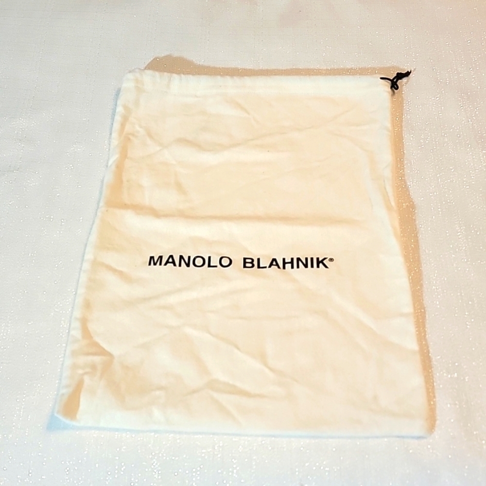 Manolo Blahnik Dust Bag Cover Authentic